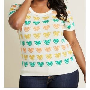 Modcloth citrus sweater